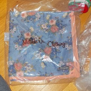 BWTIB!  Matilda Jane Mischa Floral Baby Swaddle Blanket